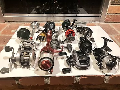 Lot Of 15 WORKING Fishing Reels – Pflueger Daiwa Quantum Shakespeare Zebco • $41