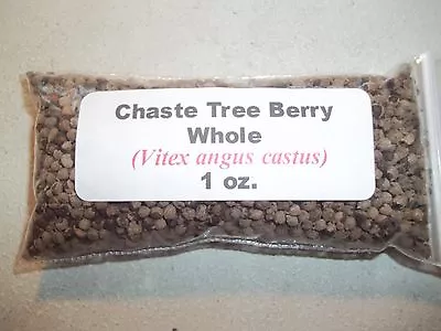 1 Oz. Chaste Tree (Vitex) Berry Whole (Vitex Agnus Castus) • $2.95