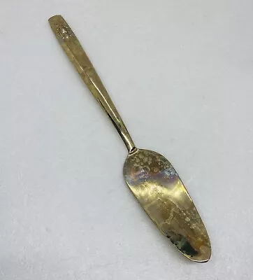 Vintage 1960s Siam Bronze Pie Cake Server Thailand 3 Headed Elephant Design 29 • $20.22