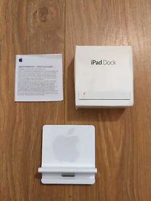 Apple IPad 30 Pin Dock A1381 Genuine With Manual And Box Untested And Spares • £13.59