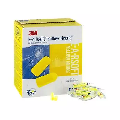 3M Foam Safety Neon Earplugs Workplace Noise Reduction Uncorded Disposable Plug • $69.99