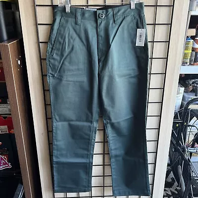 Volcom Frickin Skate Chino Pants Green Size 31 • $36.95