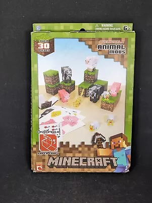 Minecraft Papercraft Animal Mobs Set (Over 30 Pieces) New In Box Factory Sealed • $23.99