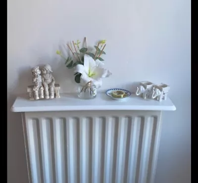 60 CM Easy Fit Radiator Shelves 24-Inch 1-tier Shelves White • £15.99