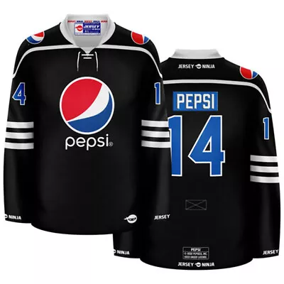 Pepsi Globe Blackout Hockey Jersey • $144.95