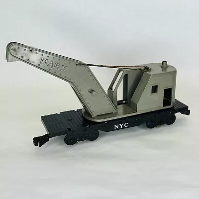 Vintage Marx O Scale NYC Central Crane Car Parts Pieces As Found • $13.49