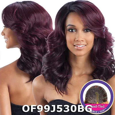 FreeTress Synthetic Equal Invisible L Part Curly Natural Look Hair Wig – Minty • £29.89