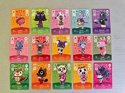 $3 • Buy SERIES 4 - Genuine Animal Crossing Amiibo Cards #301-#400
