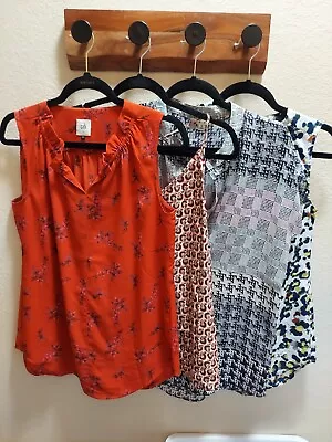 CAbi Lot Of 4 Spring/Summer Tops Size Small Excellent Condition! (1) Oversized • $35