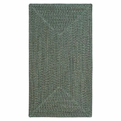 $36 • Buy Capel Rugs Worcester Dark Green Variegated Country Rectangle Braided Area Rug 