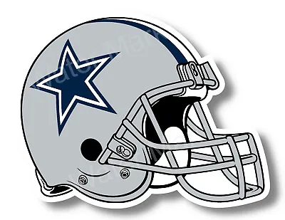 Dallas Cowboys Helmet Only Vinyl Sticker Decal NFL Football Car Truck Windows • $3