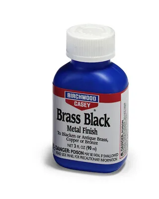 Birchwood Casey Brass Black Metal Finish-3 Fl Oz Bottle-15225 • $14.87