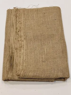 5 Metres By 55  Upholstery Sack Cloth Hessian For Rug Chair Sofa Display Etc. • £14.99