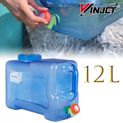 12L Camping Water Storage Container Portable For Outdoor Camping Water Bucket • $35.99