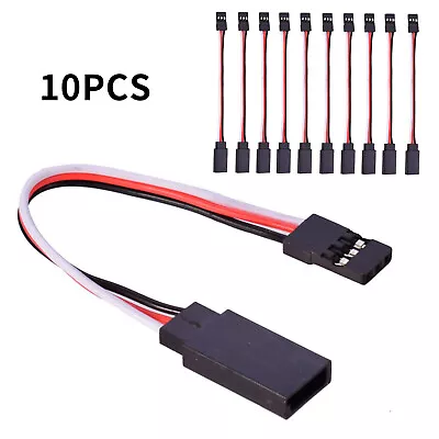 10Pcs Servo Extension Lead Wire Cable For RC Futaba JR Male To Female Connector  • $6.64