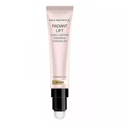 £5.95 • Buy Max Factor Radiant Lift Long Lasting & Radiant Concealer -  01 Fair - New - Uk