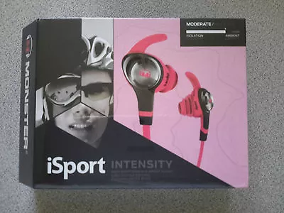 Monster ISport Intensity Headphones (Pink) W/ ControlTalk - Brand New & Sealed • $49.95