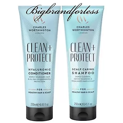 CHARLES WORTHINGTON Clean + Protect Scalp Caring Hair Shampoo & Conditioner • £17.95