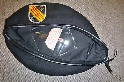 BLACK BERET - US RANGER - Size 59 - 5th Special Forces NAVY SEALS - Vietnam War • $104.99