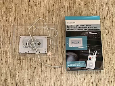 Belkin Cassette Adapter For MP3 Players To Car Cassette Player • $6.95