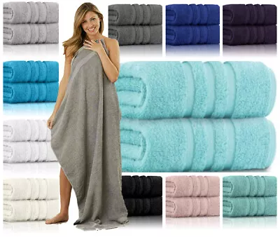 2X Extra Large Super Jumbo Bath Sheet Towel 100% Egyptian Cotton XXL Bath Sheets • £9.99