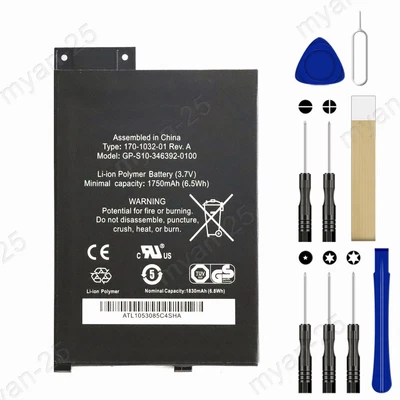 $14.99 • Buy New Battery 170-1032-00 For Amazon Kindle 3 Keyboard D00901 Graphite 170-1032-01
