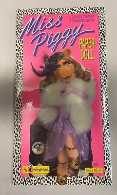 VINTAGE 1989 Colorforms Miss Piggy Muppets Paper Doll Set Sealed • $15.98