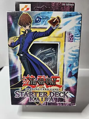 Yugioh 2002 Starter Deck Kaiba 1st Edition Unopened/Sealed/Unpunched • $3299