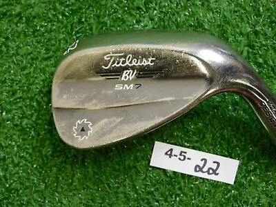 Titleist Vokey SM7 Brushed Steel 52* 08* Gap Wedge F Grind DG Steel Mid • $57.59