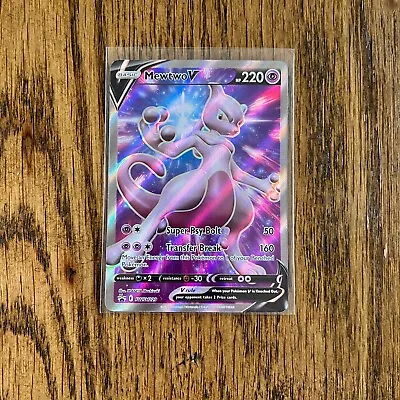 $9.99 • Buy Pokemon SWSH229 Mewtwo V Full Art  - GO ETB Promo - Black Star Promo