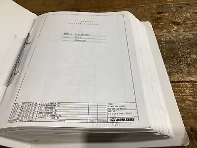 Mori Seiki Electrical Circuit Diagram SL-400 600 Series • $72