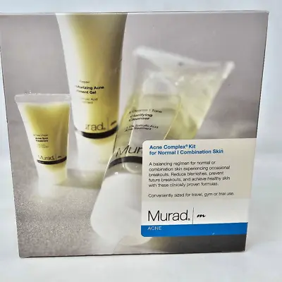 Murad Acne Complex Kit For Normal Combination Skin 3 Piece Travel Gym Trial Size • $25