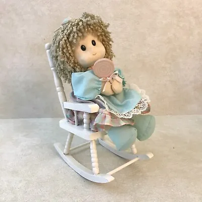 Berkeley Design Musical Doll W Lollipop In Rocking Chair To Play Candy Man Song • $29.50