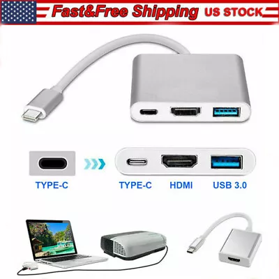 NEW USB Type C To HDMI HDTV TV Cable Adapter Converter For USB-C Phone Tablet • $6.49