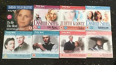 8 DVDs Inc Romance Collection (7) Daily Mail - Danielle Steel + To Be The Best • £3