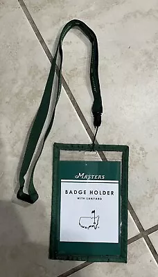 Masters Golf Badge / Ticket Holder Lanyard Augusta National PGA NEW • $5.99
