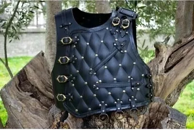 Premium Leather Breastplate Medieval Armor Cosplay Costume • $198.90