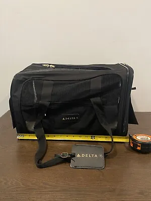 Delta Airline Approved Deluxe Sherpa Pet Carrier Medium Size Small-Medium Dogs • $16.99