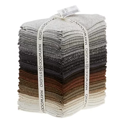 Woolies Flannel By Maywood Studio - Neutrals Vol -2 Fat Quarter Bundle • $84.95