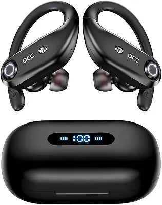 Occiam K23 True Wireless Earbuds Running Sports Bluetooth Headphones - Black • $25