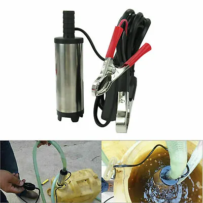 Fit For 12V Electric Submersible Water Oil Diesel Fuel Transfer Submersible Pump • $13.90