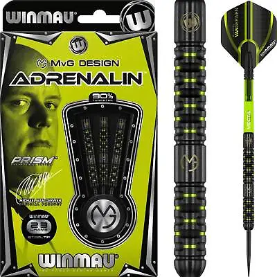 Winmau | MvG Adrenalin Darts | 22g 23g 24g 25g | Michael Van Gerwen Darts • $199.95