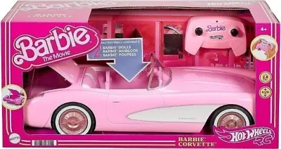 2023 Barbie The Movie Hot Wheels RC Barbie Corvette Remote Control Car Brand NIB • $161.34