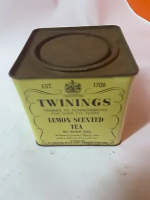 Vintage Twinings Lemon Scented Tea Tin • $38