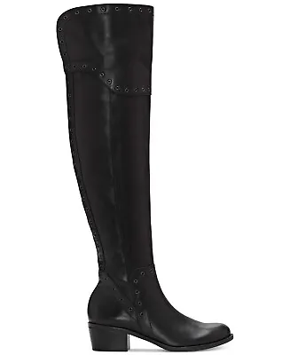 Vince Camuto Bestan Black Over The Knee Boot Riding Embellished Wide Calf Boots • $29.95