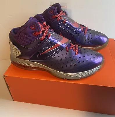 Nike CJ81 Trainer Max Megatron 603711-500 US Size 9 Purple/universty RD-Wolf GRY • $100