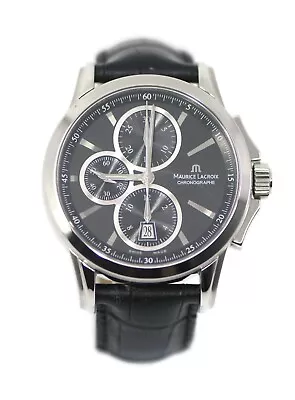 Maurice Lacroix Pontos Chronograph Stainless Steel Watch PT7538 • $1300