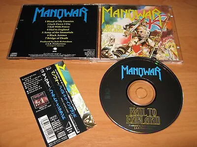 MANOWAR - Hail To England - ORG 1st JAPAN Press RARE OOP • $65