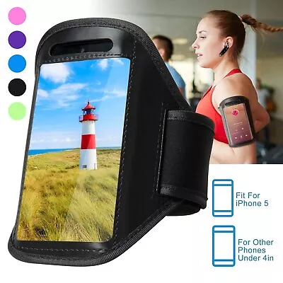 Phone Armband Case Adjustable Sweat Resistant Armband Phone Holder Fit For • $16.39