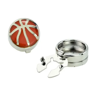 £9.99 • Buy Red Basketball Design Cuff Button Covers In A Gift Organza Bag X2AJBC007A